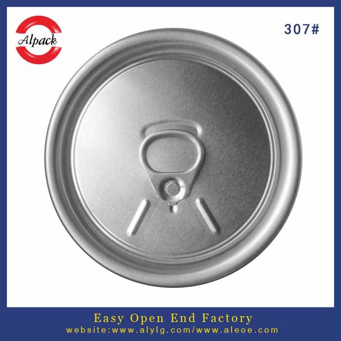 307 aluminum easy open end